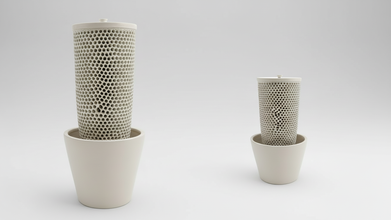 Ceramic Tower Water Collector