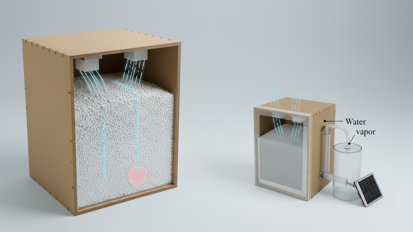 Zeolite Absorption Box System